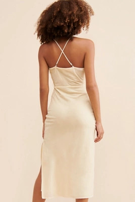 Adelyn Rae Zana Velvet Slip Dress | Anthropologie (US)