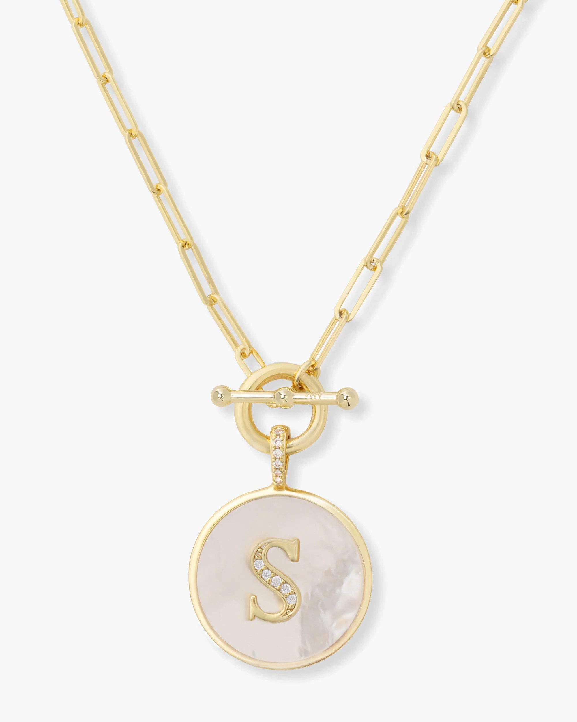 Love Letters Medallion Necklace - Gold - S | Melinda Maria Jewelry