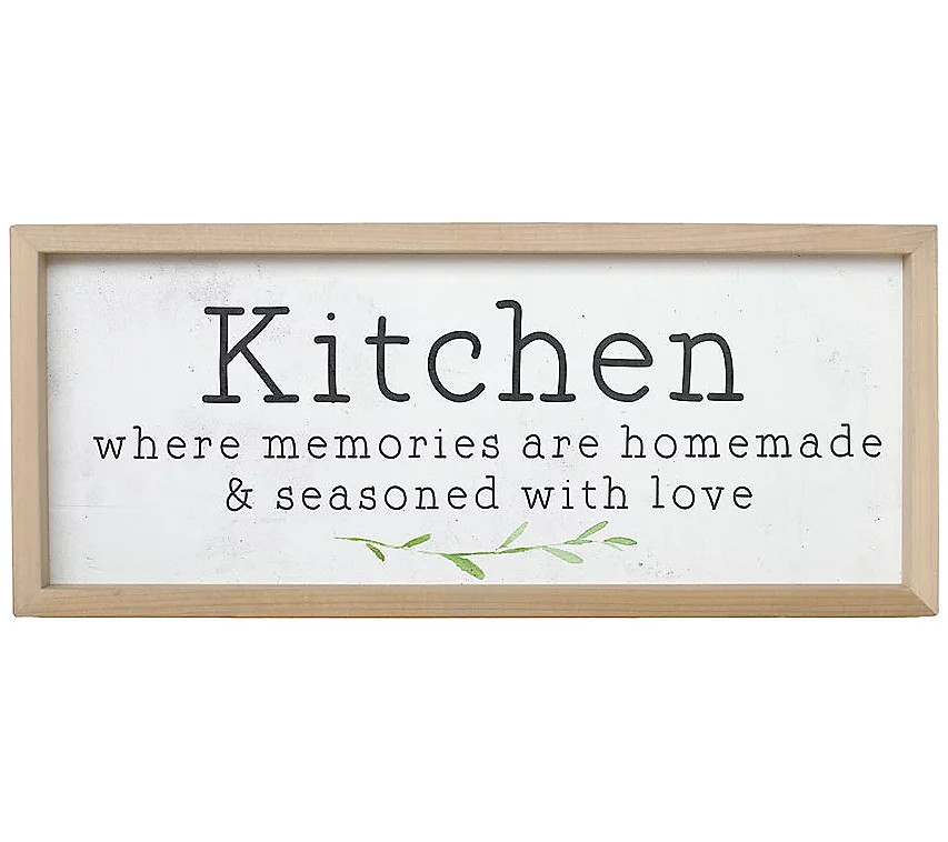 Kitchen Wall Art by Sincere Surroundings | QVC