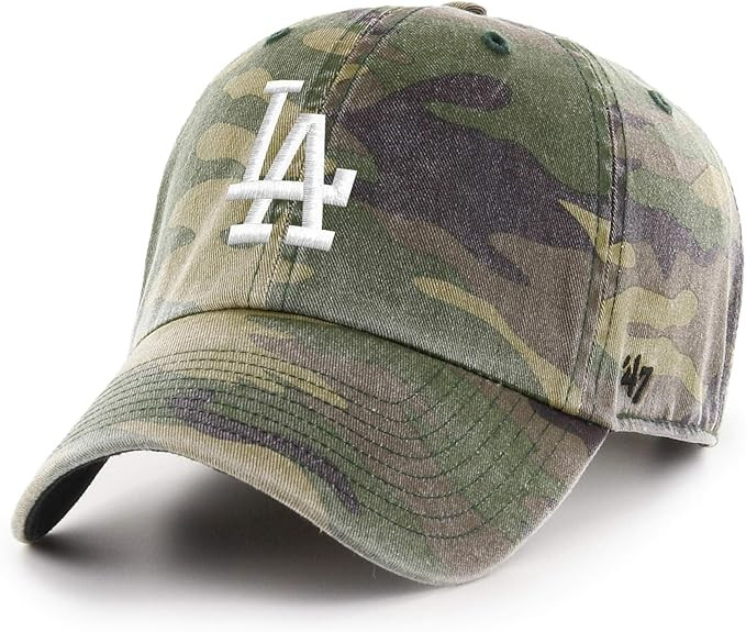 LOS ANGELES DODGERS CAMO '47 CLEAN UP OSF / CAMO / A | Amazon (US)