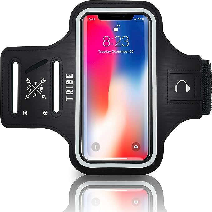 TRIBE Water Resistant Cell Phone Armband Case Running Holder for iPhone Pro Max Plus Mini SE (13/... | Amazon (US)