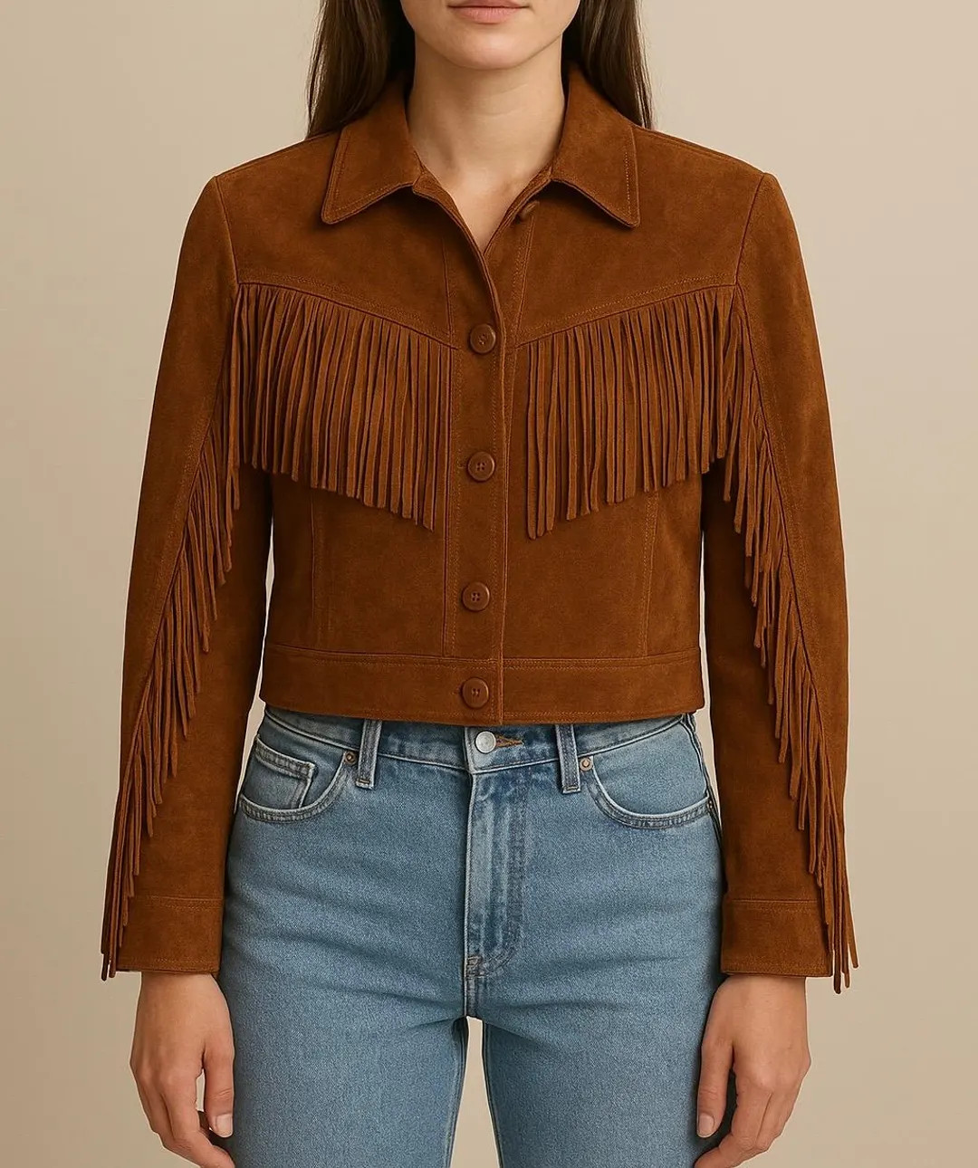 Handmade Suede Fringe Western Jacket | Boho Rodeo Coat - Etsy | Etsy (DACH)