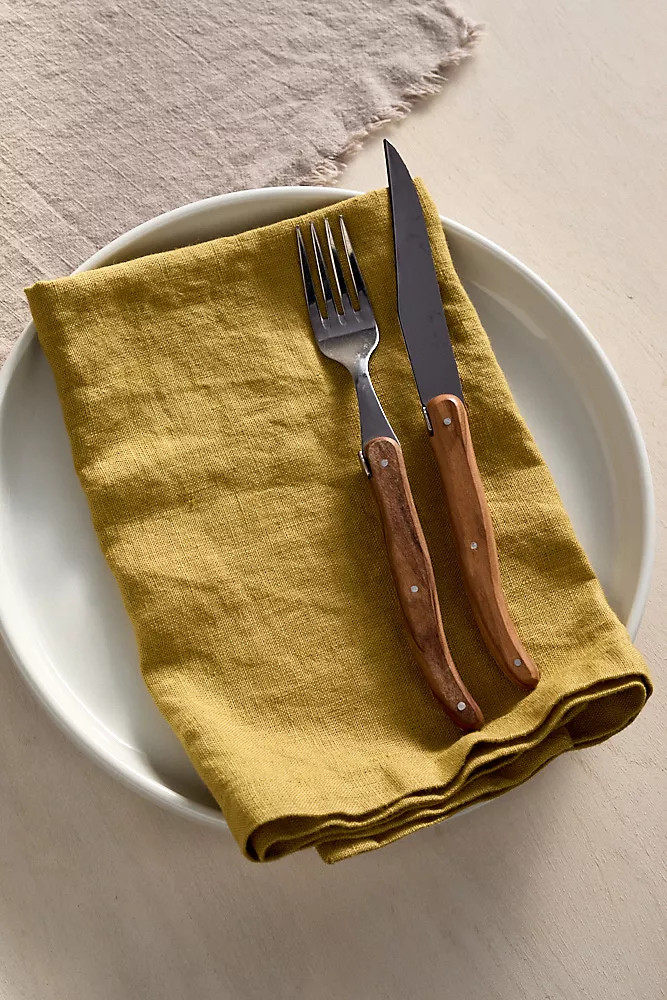 Lithuanian Linen Napkins, Set of 2 | Anthropologie (US)