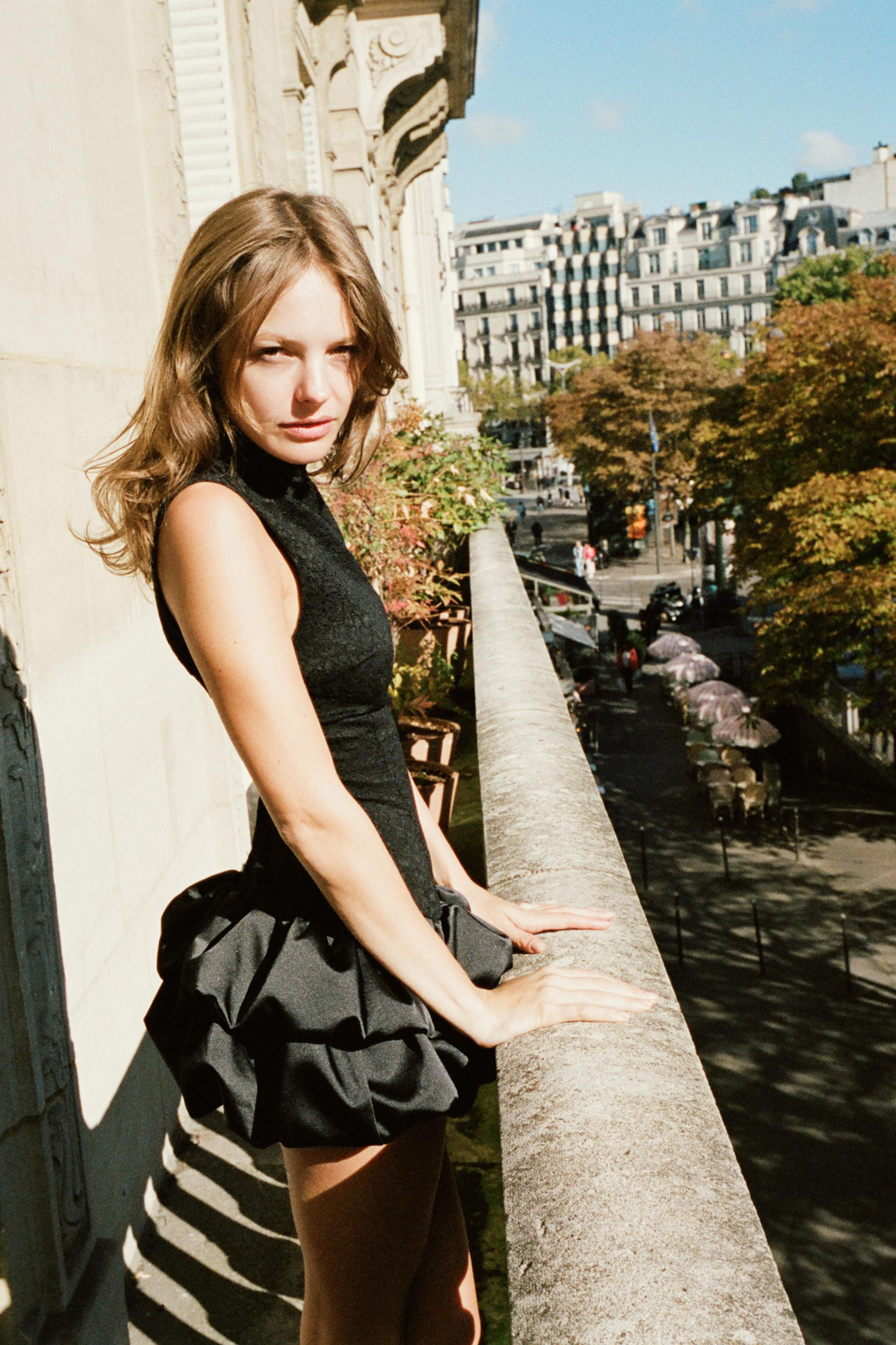 COMBINATION LACE SHORT DRESS | Zara US