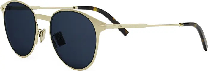 'DiorBlackSuit R8U 51mm Round Sunglasses | Nordstrom