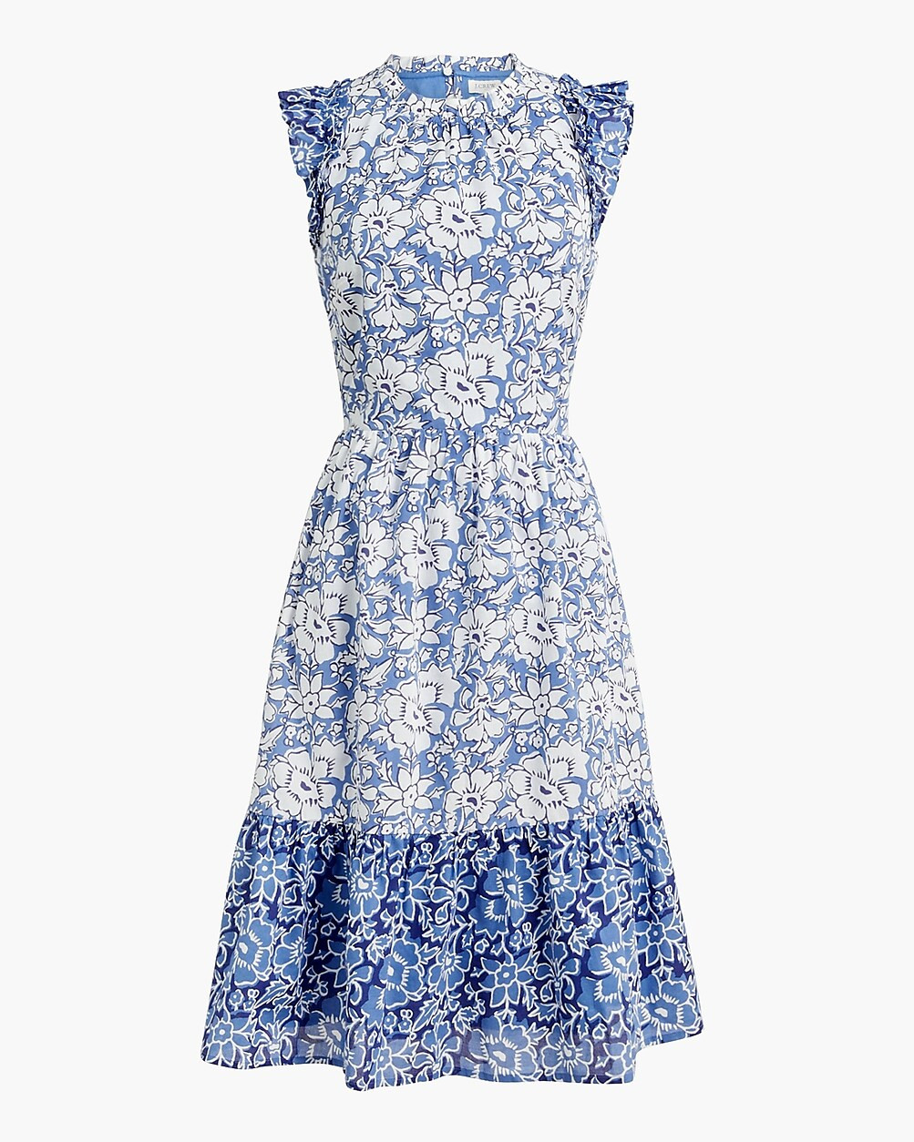 Mini dress with ruffle sleeves | J.Crew Factory