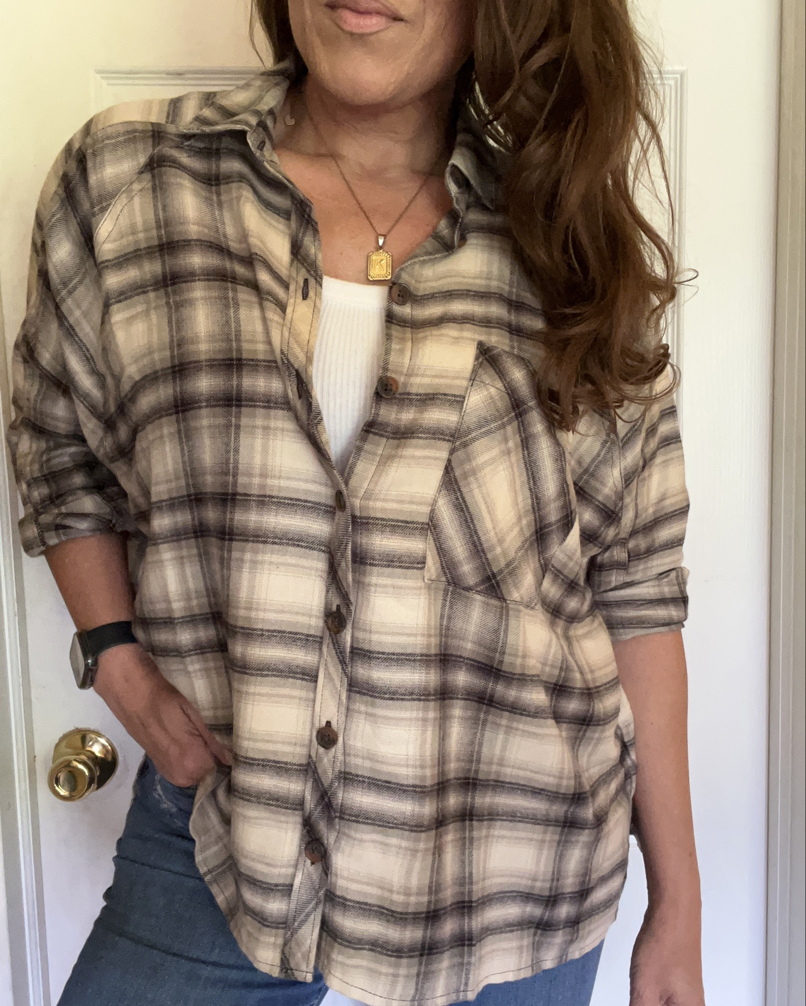 I always snag one of the plaids during the Nordstrom Anniversary Sale because this brand is sooo soft! I picked up both colorways and they are both still in stock! This neutral one is a pretty khaki. Wearing a small. Love the oversize fit of this plaid and it hangs down lower in the back for booty coverage. Paired it with a pair of skinny jeans I got from the sale and a basic ribbed tank. NSALE 2024, Nordstrom Sale bestseller, #LaidbackLuxeLife

Shirt: S
Tank: S
Jeans: 8

Follow me for more fashion finds, beauty faves, lifestyle, home decor, sales and more! So glad you’re here!! XO, Karma

#LTKStyleTip #LTKFindsUnder50 #LTKxNSale