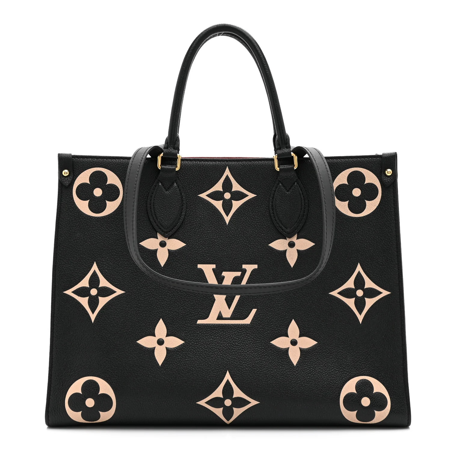 Louis Vuitton Empreinte Monogram Giant Onthego MM Black Beige 1747801 | FASHIONPHILE (US)