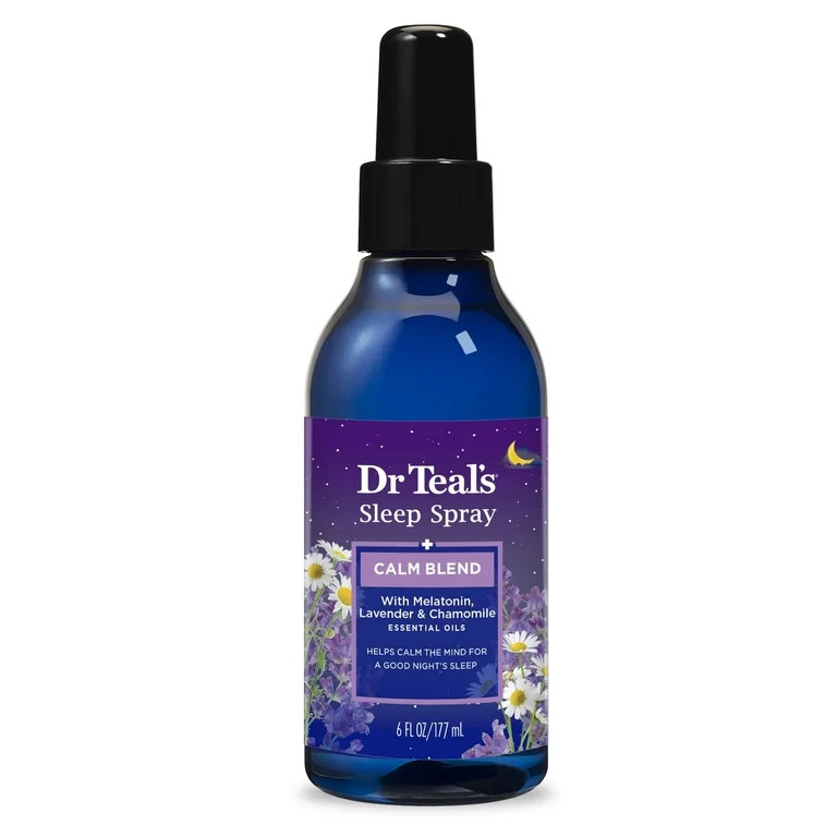 Dr Teal's Sleep Spray with Melatonin & Essential Oils, 6 fl oz - Walmart.com | Walmart (US)