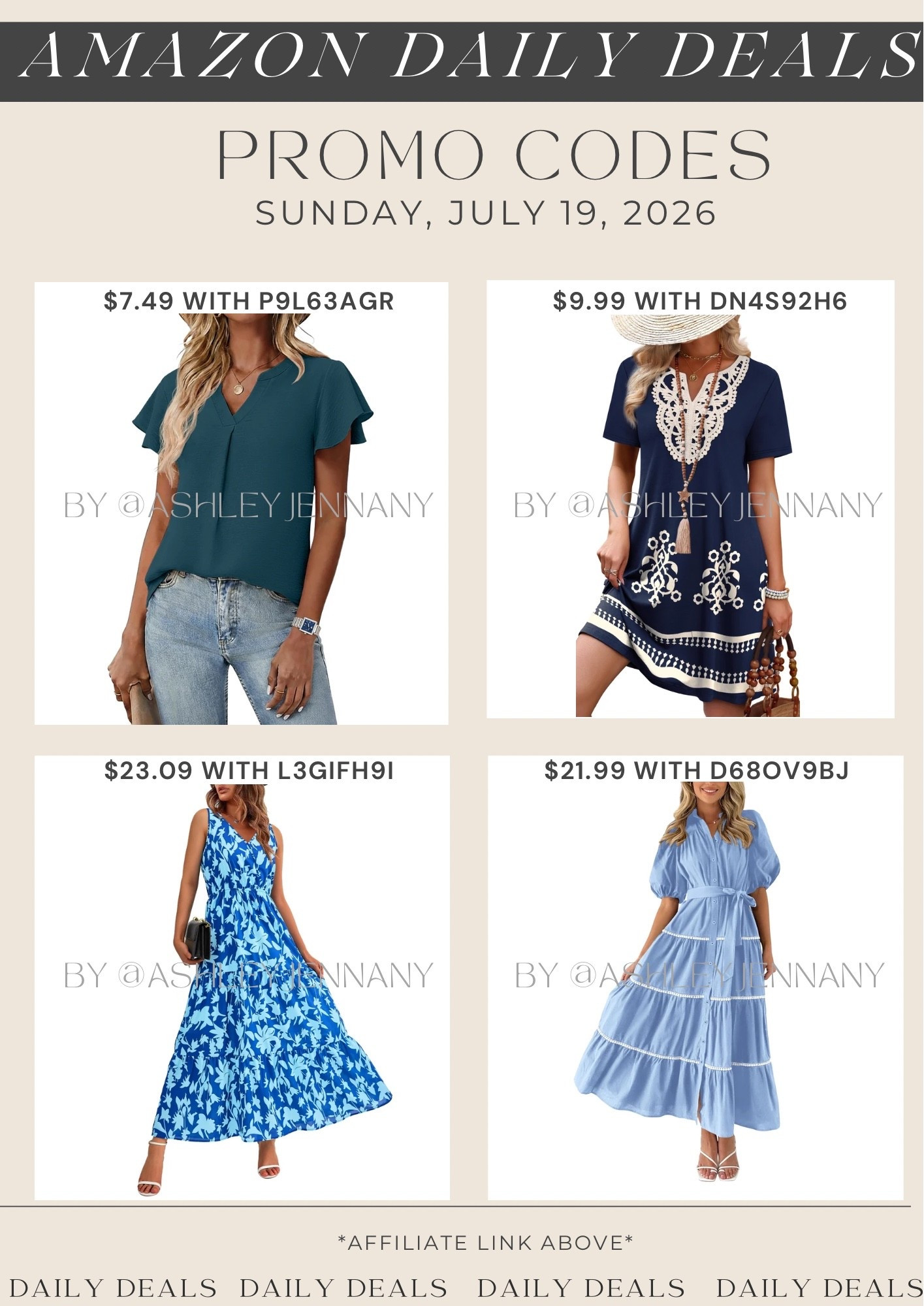 Amazon deals

#LTKSaleAlert #LTKMidsize #LTKSeasonal