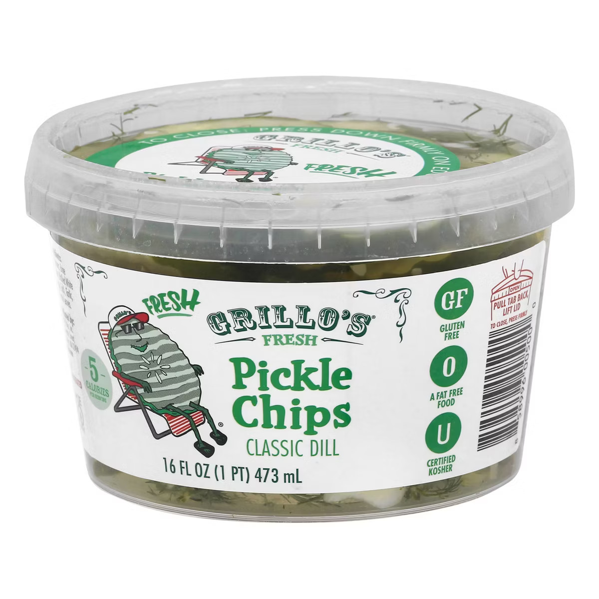 Grillo's Pickles Italian Dill Chips - 16oz | Target