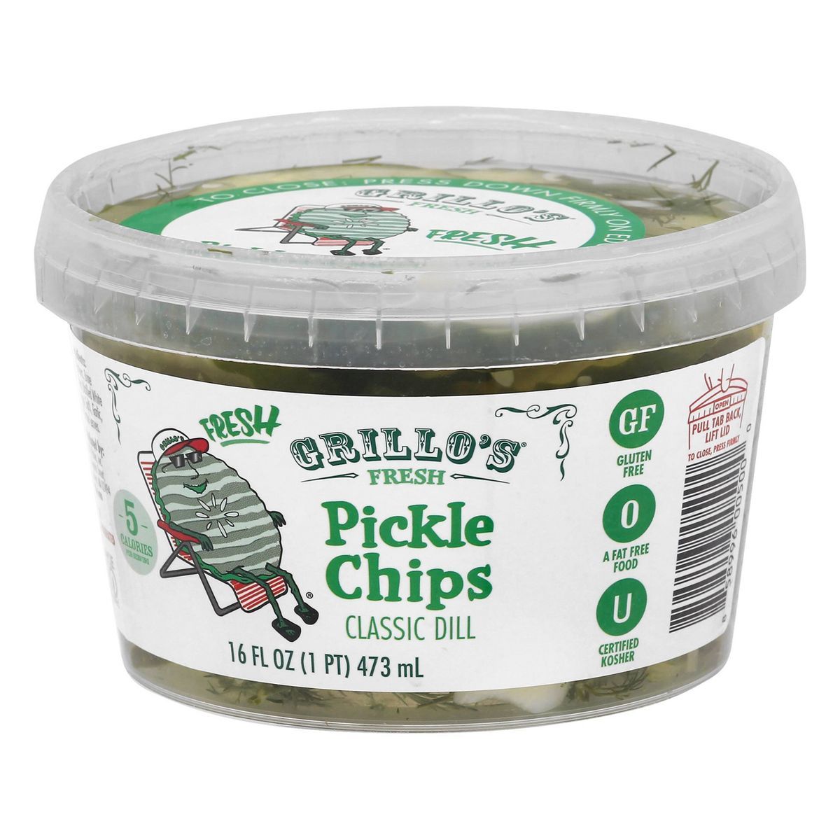 Grillo's Pickles Italian Dill Chips - 16oz | Target