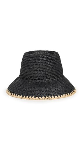 Madewell Women's Whipstitch Straw Hat, True Black, M-L | Amazon (US)