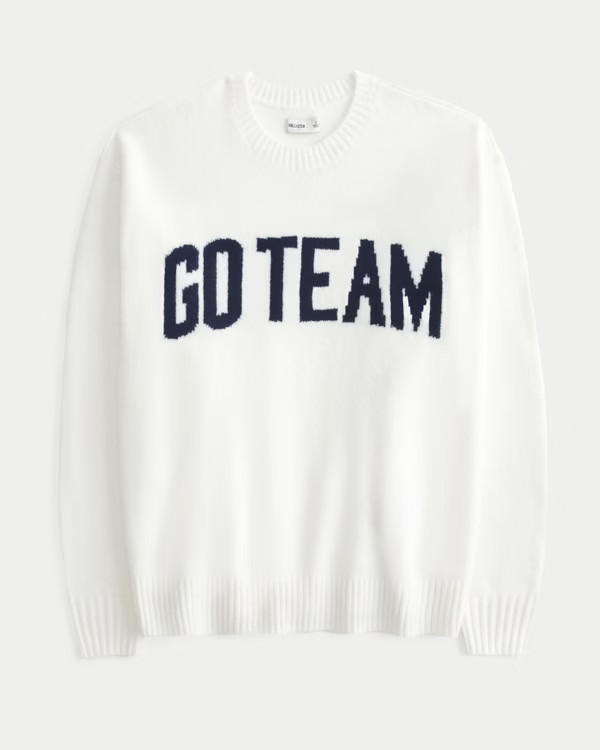 Hollister Comfy Cloud Oversized Go Team Graphic Sweater | Hollister (US)
