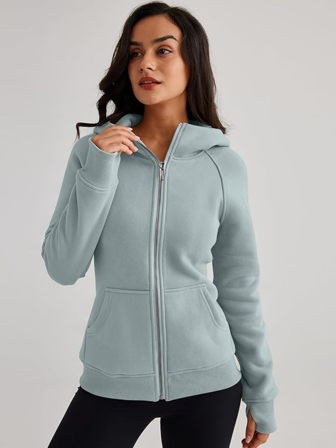 Trendy Queen Womens Zip Up Hoodies Fleece Jackets Oversized Sweatshirts Fall Fashion Outfits Swea... | Amazon (US)