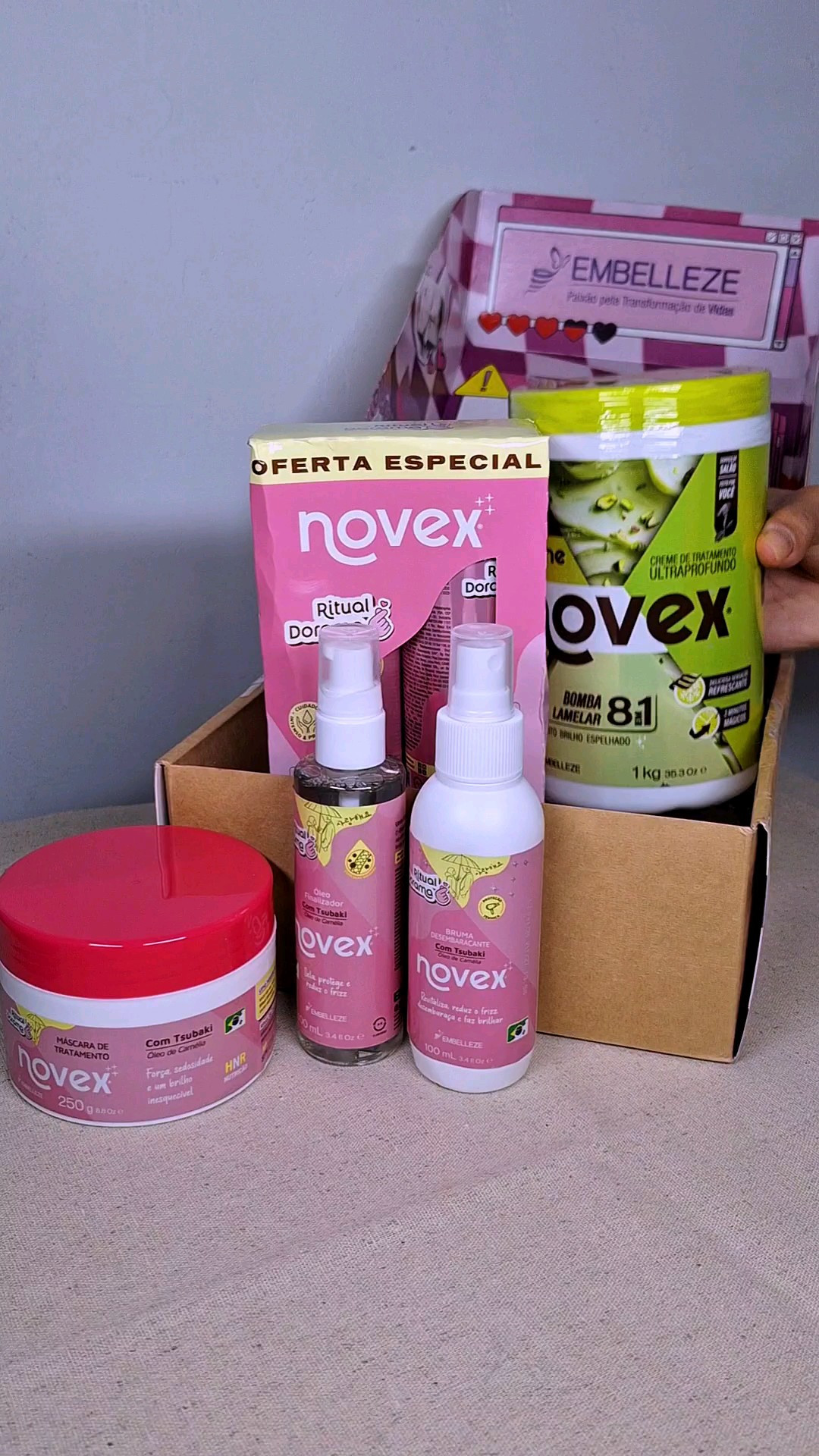 Mais um recebido maravilhoso Embelleze 💖💖💖 Novex Dorama e Gelato Pistache

#LTKbrasil #LTKbeleza #LTKguiadepresente