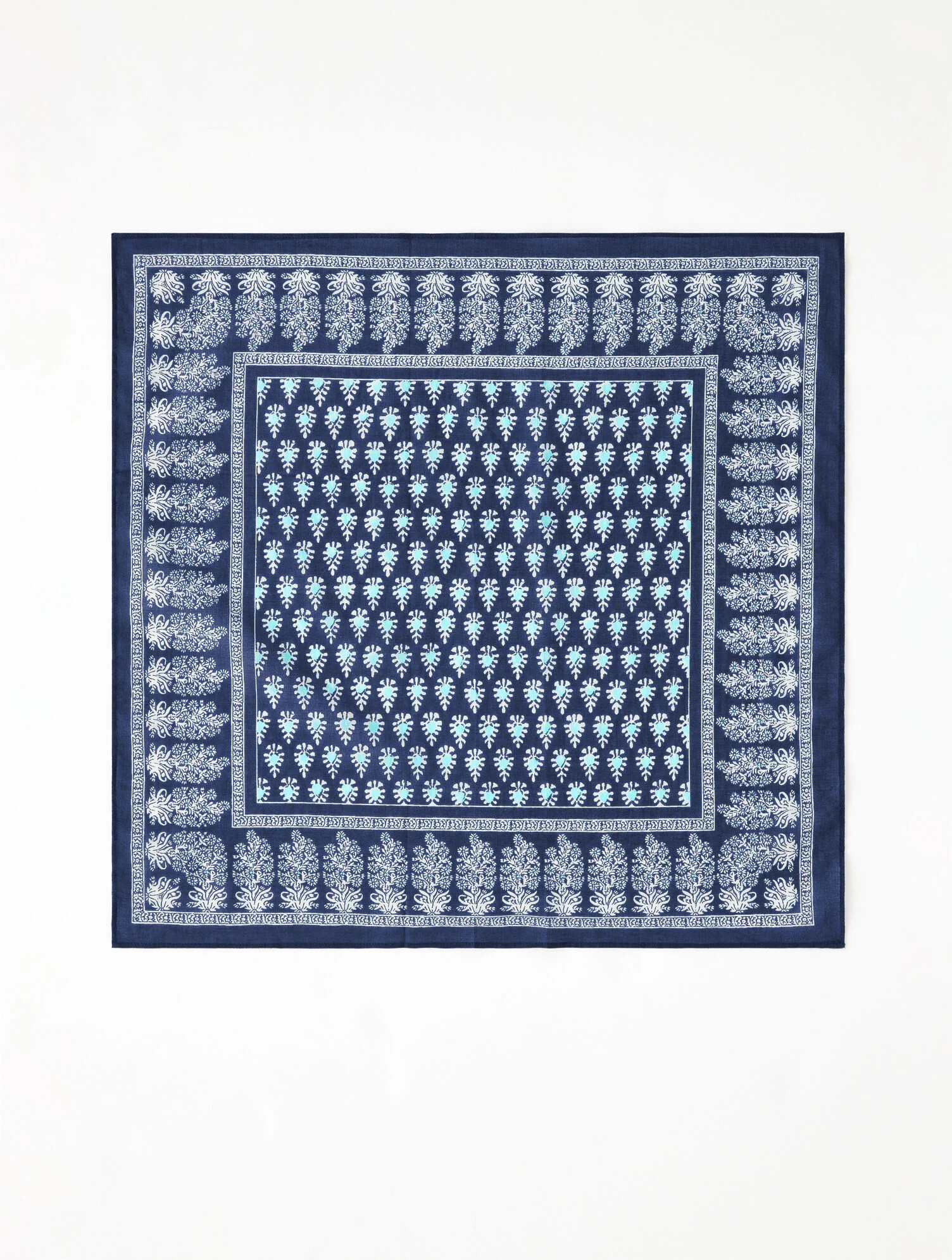 Woodblock Medallion Neckerchief | Talbots
