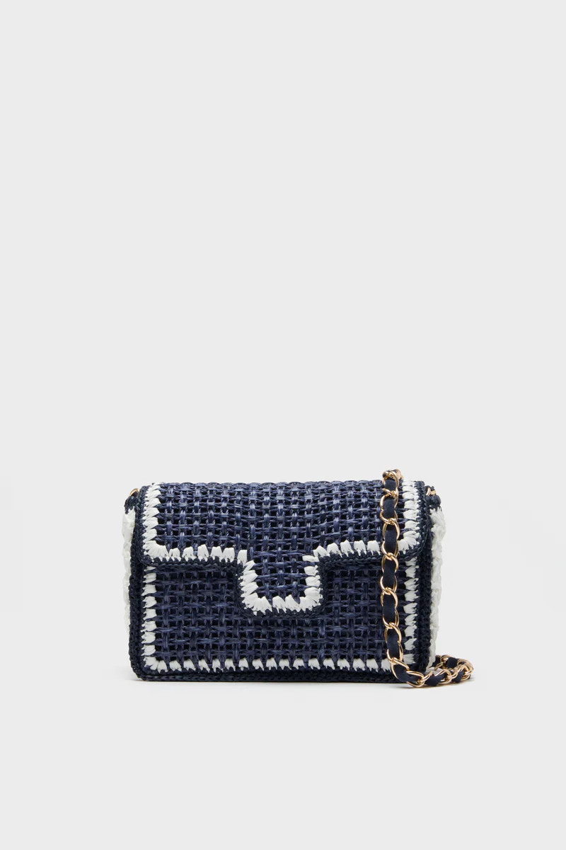 Navy Woven Crossbody | Tuckernuck (US)