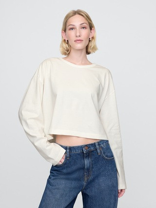 Organic Cotton Vintage Cropped T-Shirt | Gap (US)