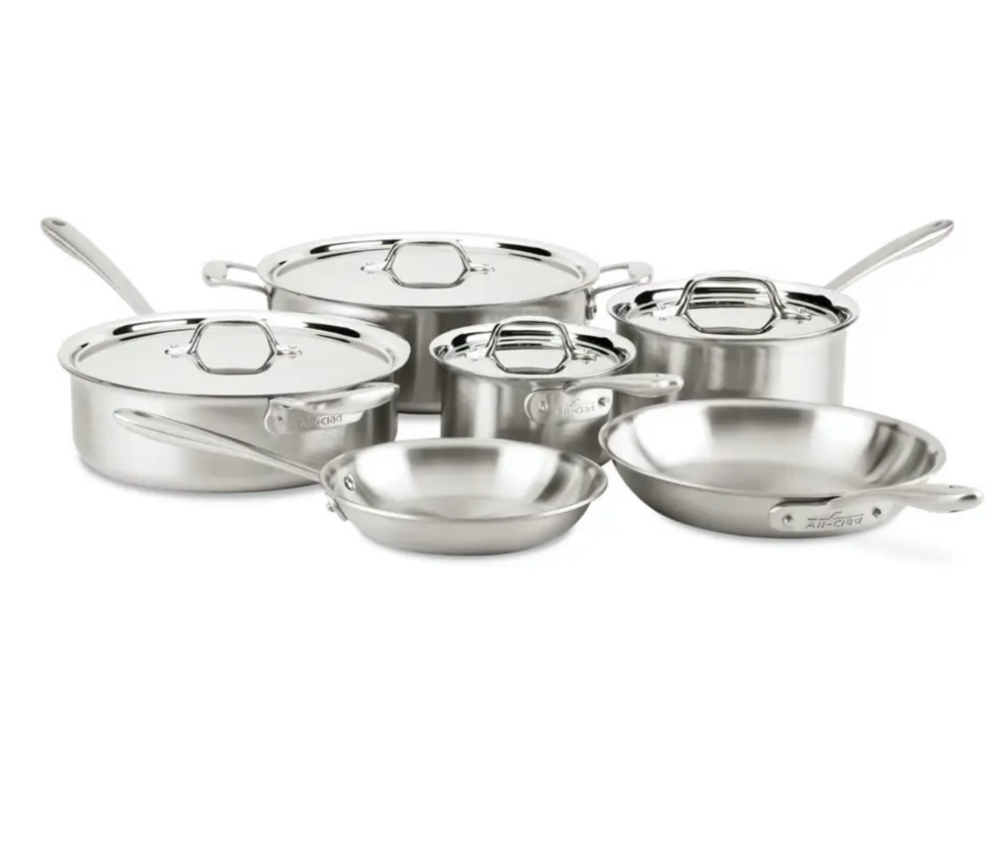 All-clad stainless steel pans. Non toxic! We have had this set for 20 years and they still look brand new! 

#LTKFamily #LTKParties #LTKHome