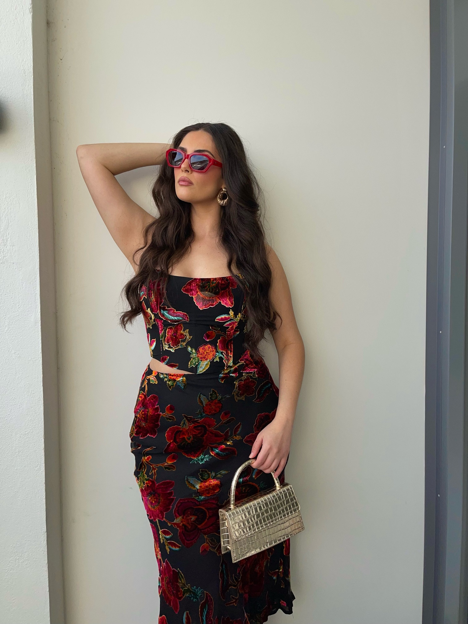 In love with this black floral 2 piece corset set wearing size 12 AU top & skirt! 5’8 perfect outfit for a wedding guest! 

#LTKwedding #LTKcurves #LTKaustralia