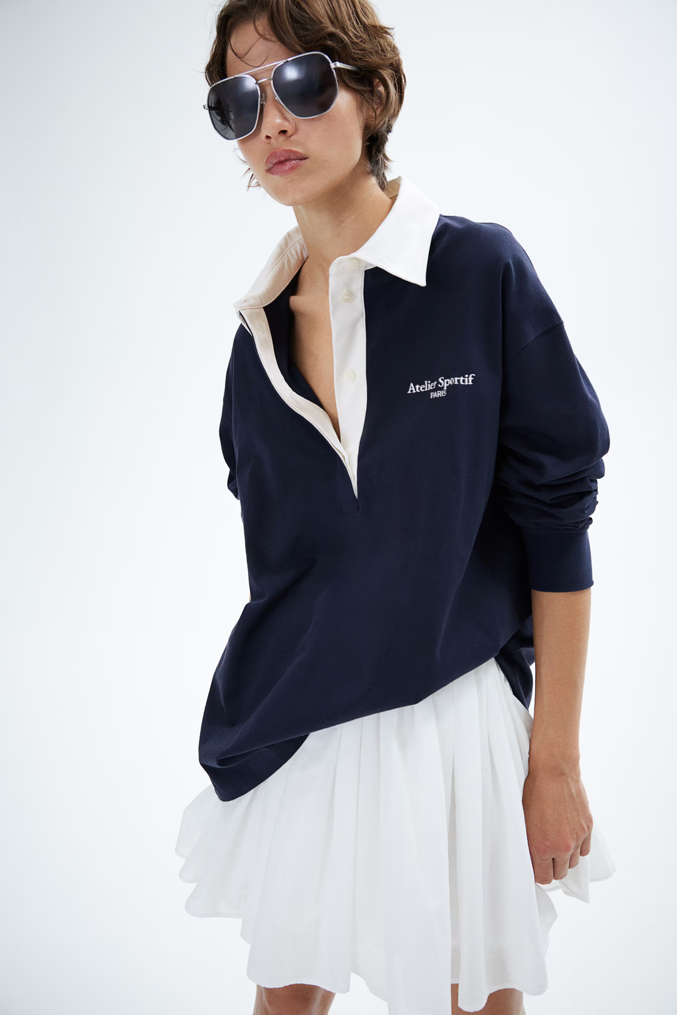 Oversized Polo Shirt | H&M (US + CA)