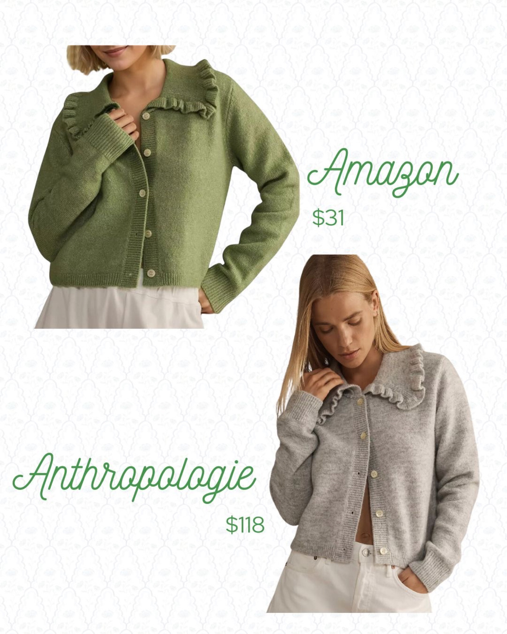 Ruffle collar Anthropologie look for less

#LTKSeasonal #LTKFindsUnder100 #LTKFindsUnder50