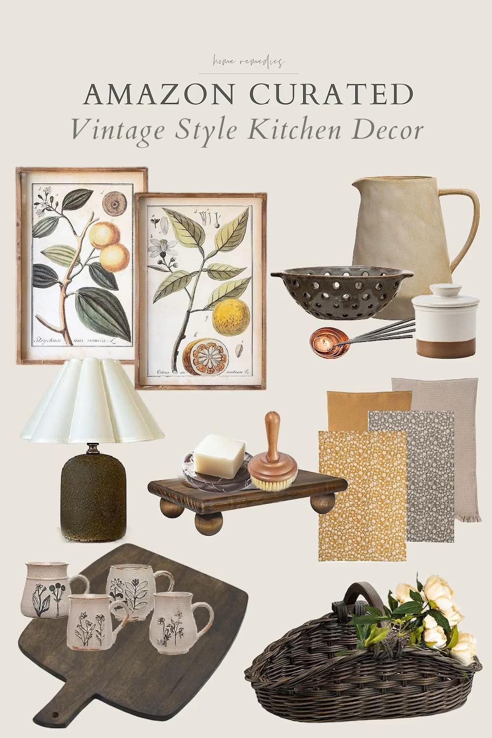 I've collected some of my favorite vintage style kitchen finds; I hope you like them too! Spring decor, spring refresh, home decor, modern organic, modern farmhouse, cottage, cozy decor, kitchen


#LTKHome #LTKWatchNow #LTKStyleTip
