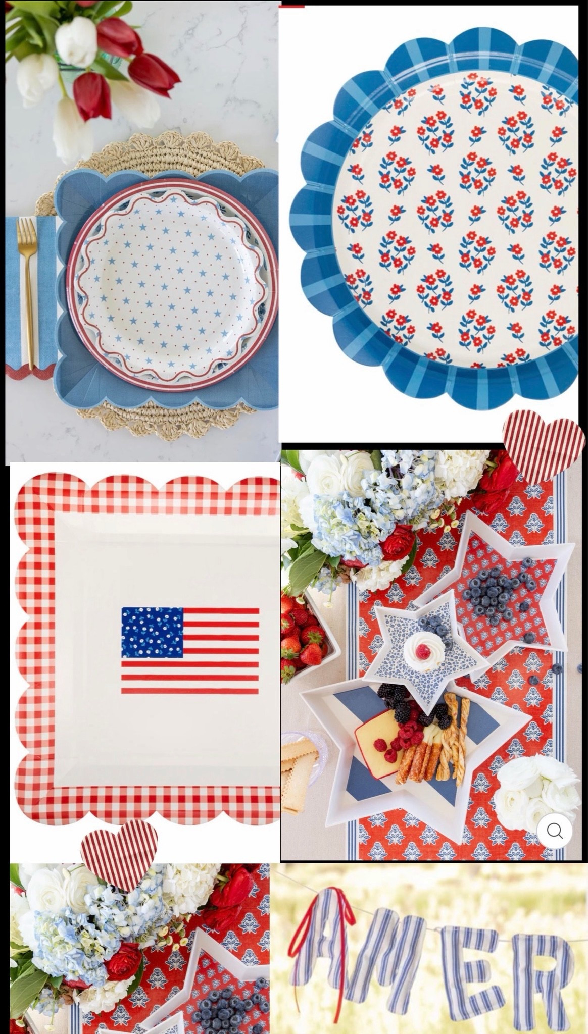 Cute 4th of July paper plates & decor!

#LTKHome #LTKSeasonal #LTKmomlife