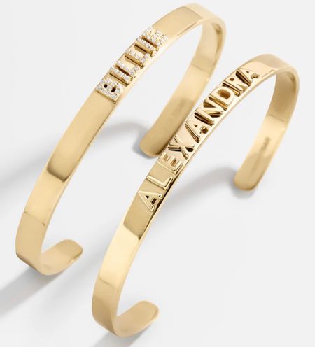 18K Gold Custom Cuff Bracelet

#LTKstyletip #LTKsalealert #LTKGiftGuide