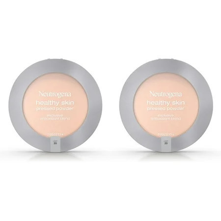 2 Pack -Neutrogena Healthy Skin Pressed Powder Spf 20, Light 20, .34 Oz. | Walmart (US)