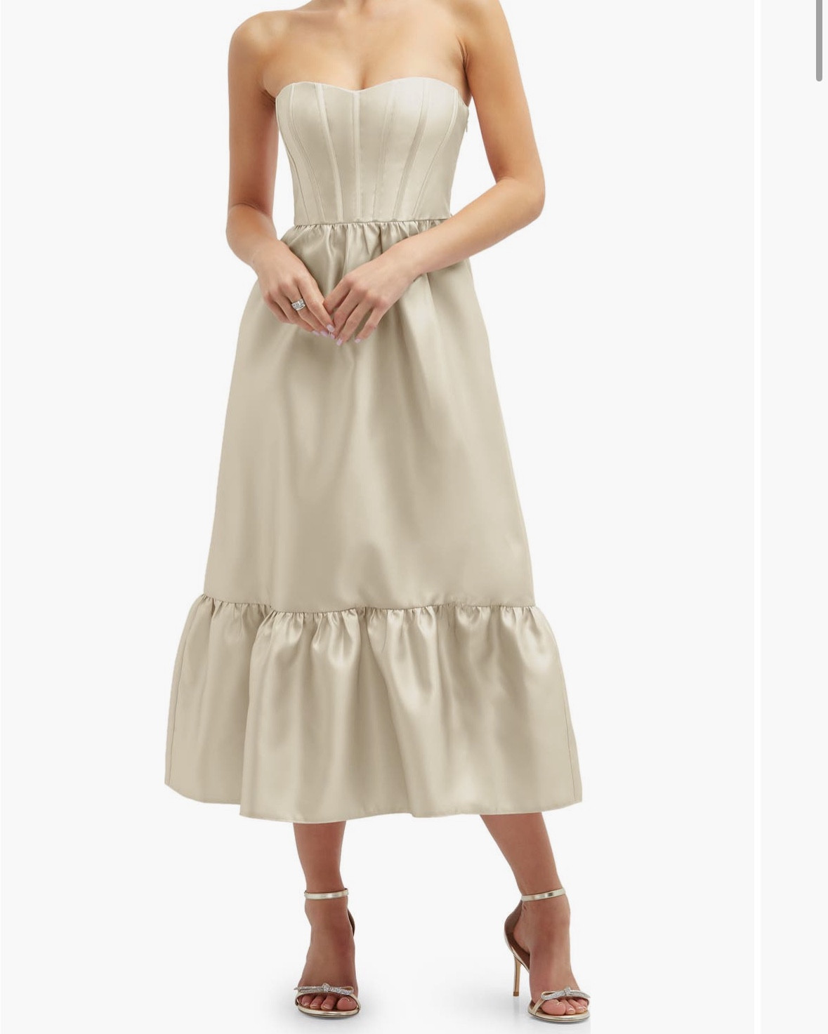 Obsessed with this for a bride all her bridal events! It’s champagne in color but how pretty is that for say a rehearsal dinner?😍

Bride, bridal shower, wedding, bride dresses, rehearsal dinner, dresses, fall wedding, wedding guest dress, mother of the bride, bridesmaids 


#LTKWedding #LTKautumn