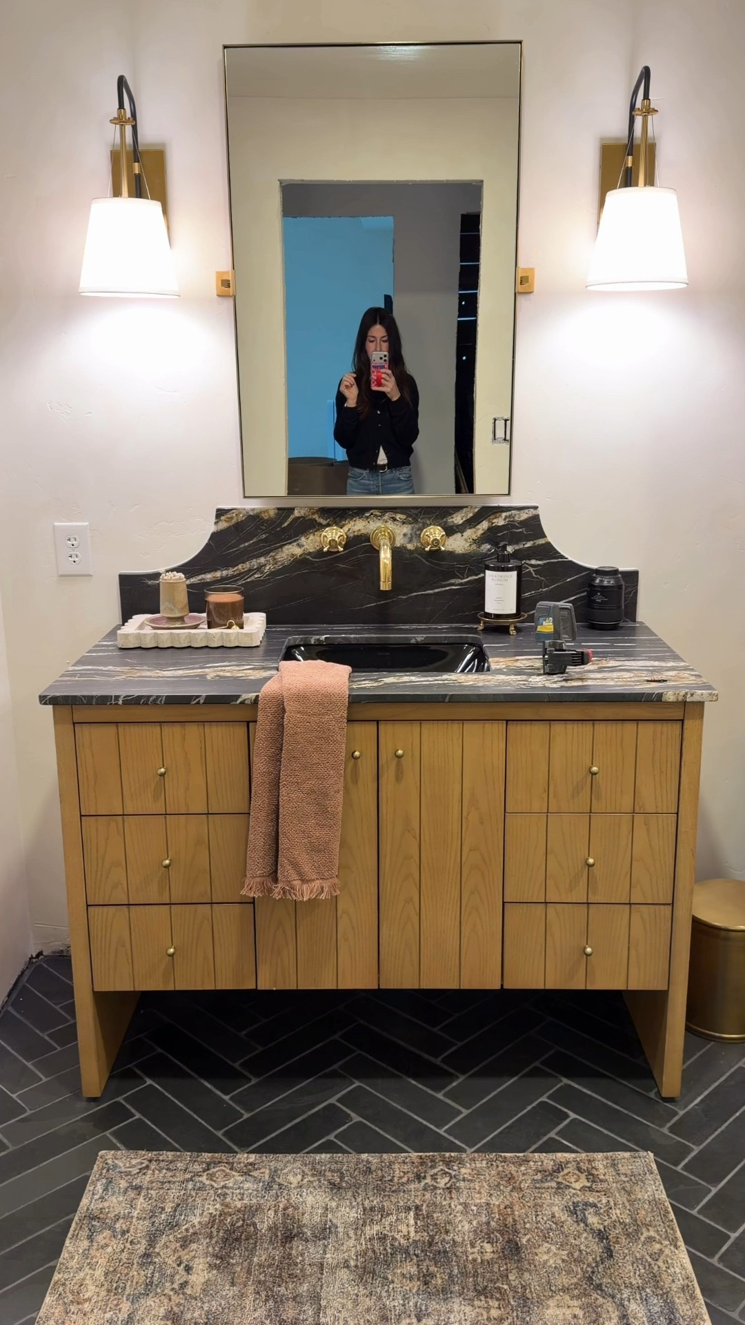 Basement bathroom tour + all the sources 

bathroom, decor, vanity, mirror, wall, sconces, bathroom, lighting, rug, shower, glass, glass panel, plumbing, basket, studio, McGee, McGee and Co, soap, riser, fan, bathroom, storage, bathroom, decor, bathroom canister ￼

#LTKHome #LTKSaleAlert #LTKstorytime