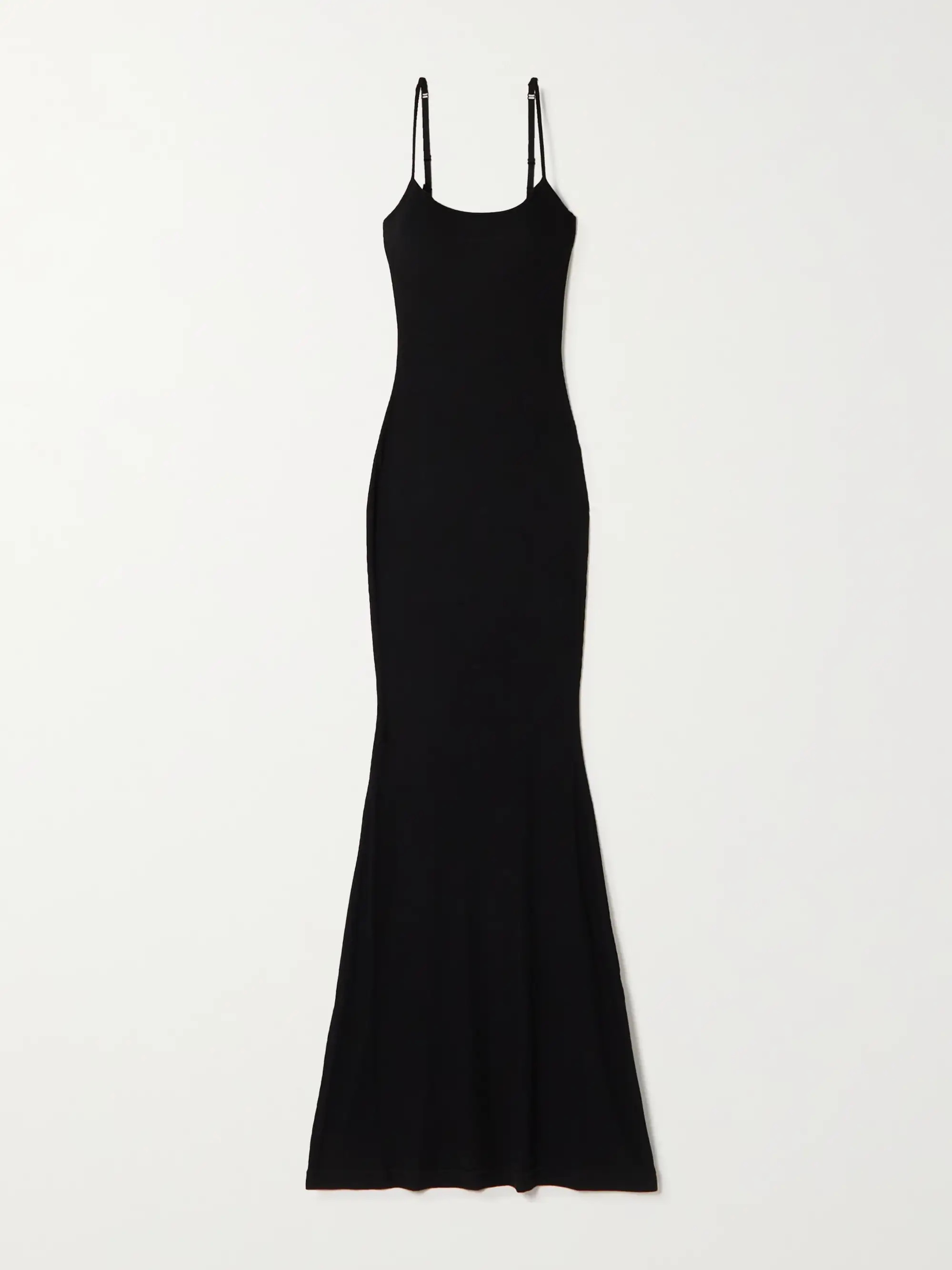 Soft Lounge Long Slip Dress – Onyx – Maxikleid aus geripptem Stretch-Modal | NET-A-PORTER (UK & EU)