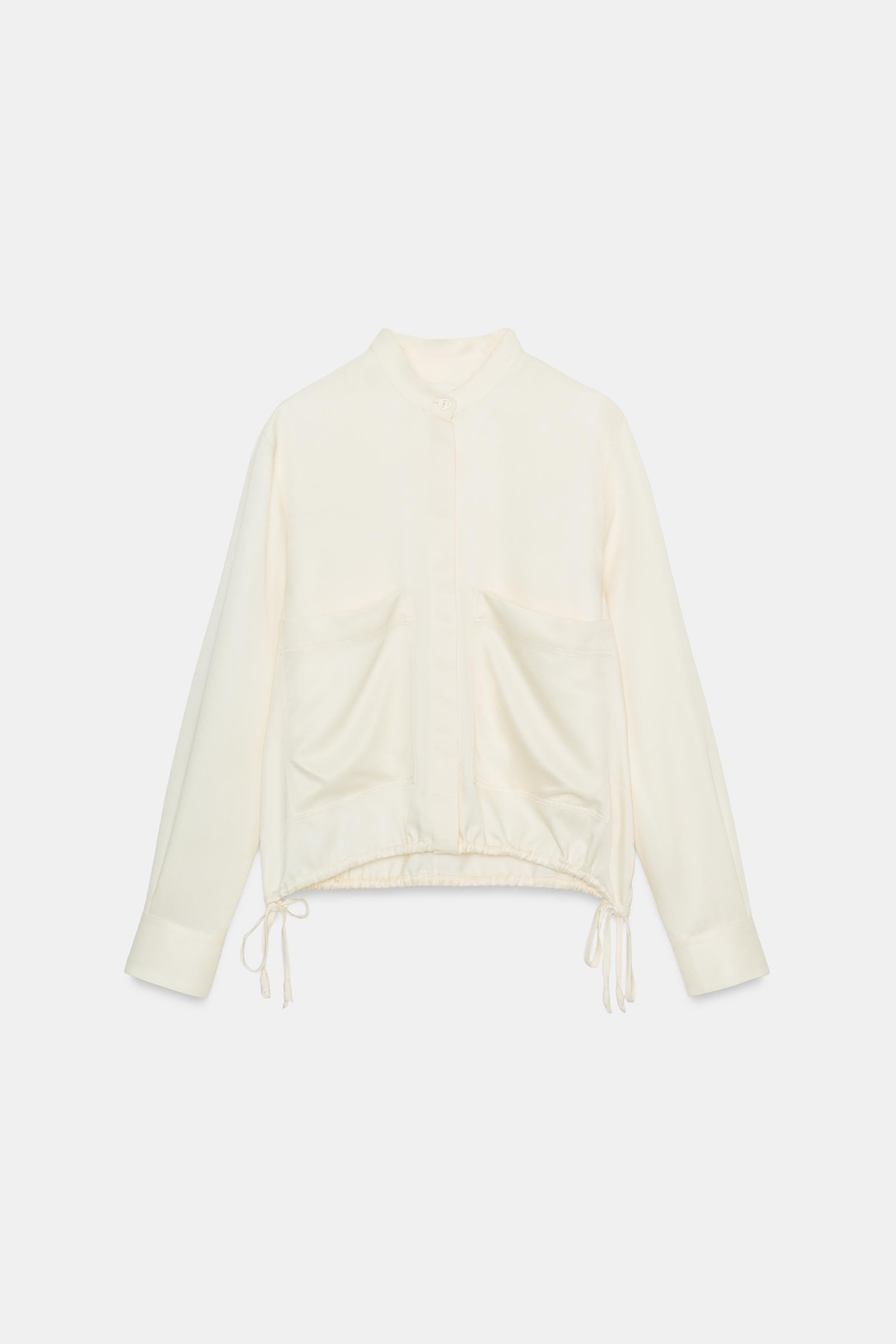 ZW COLLECTION SATIN EFFECT SHIRT | Zara US