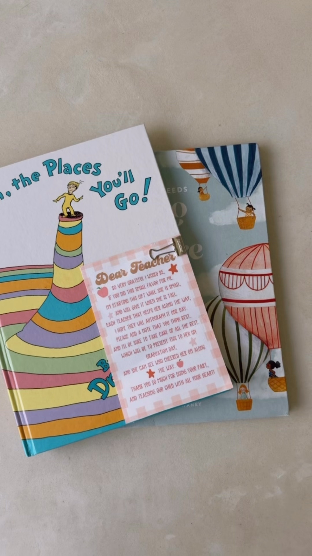 End of school year book
Graduation gift