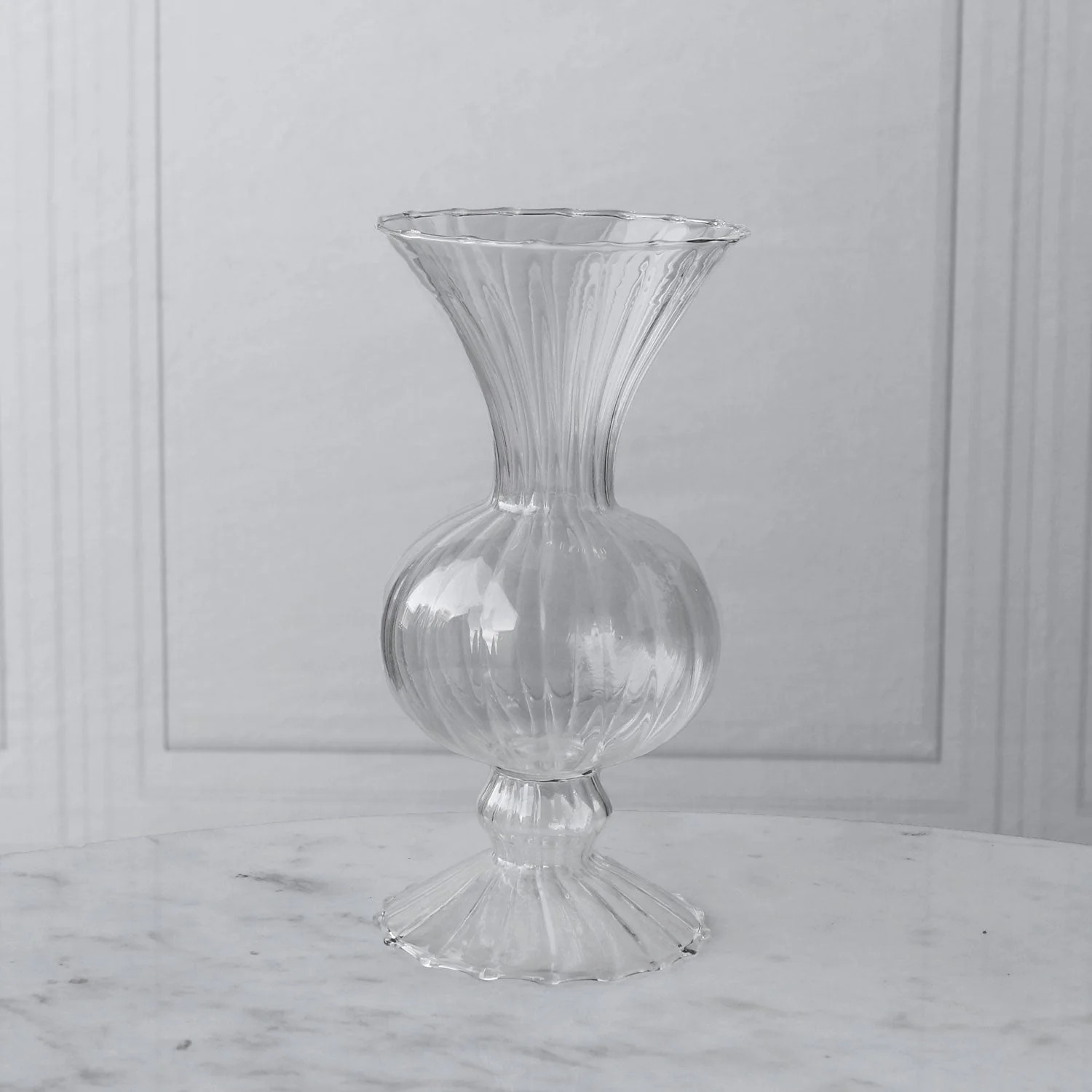 Beatriz Ball Glass Cambridge Flora Flower Vase, Set of 2 | Sabavi Home