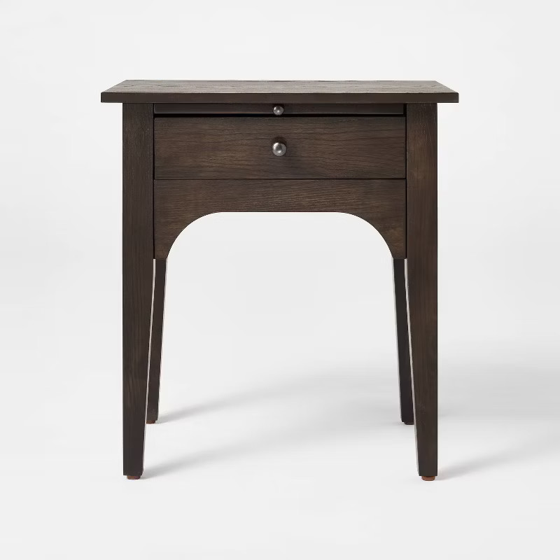 Palma Arched Nightstand Dark Brown - Threshold™ designed with Studio McGee | Target