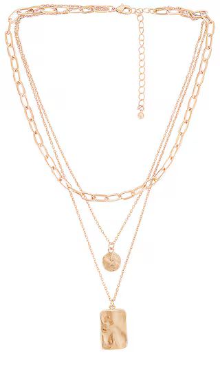 Laid Back Lariat Necklace in Gold | Revolve Clothing (Global)