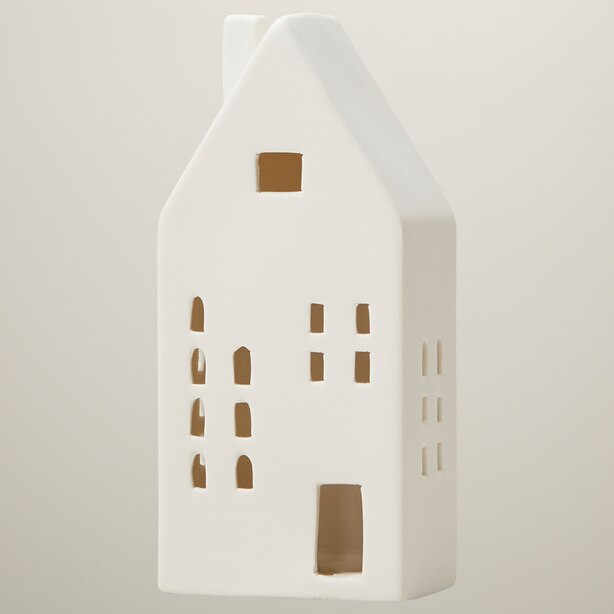 OUI MEDIUM LED CERAMIC HOUSE | Indigo (CA)