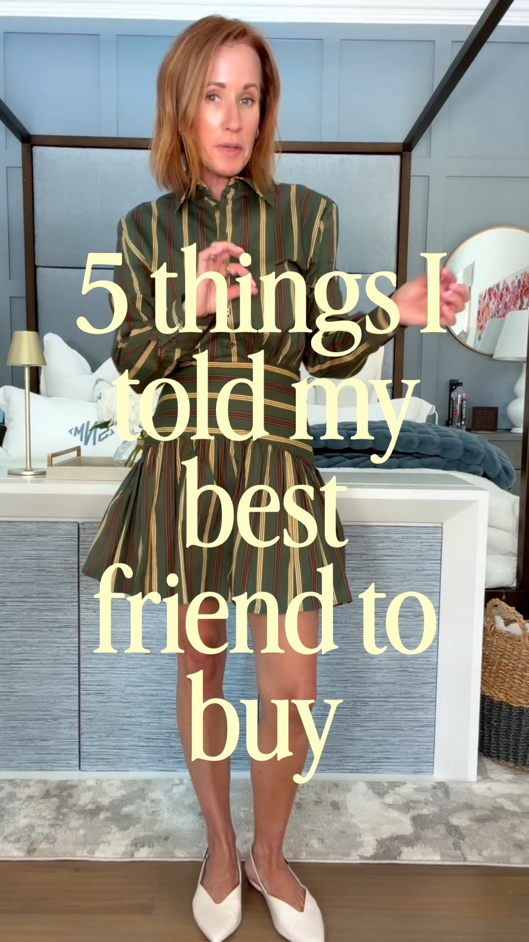The Nordstrom Anniversary Sale is still live and these are the 5 things I'd actually tell you to buy. Three splurges, two not — all worth it.
Staud striped mini dress · Veronica Beard floral dress · Mother Denim · cashmere cardigan · Steve Madden loafer mules
#nsale #nsale2026 #nordstromanniversarysale #nordstrom #staud #veronicabeard #motherdenim #stevemadden #fashionover40 #outfitideas #styleinspo #nordstromfashion

#LTKootd #LTKSaleAlert #LTKOver40