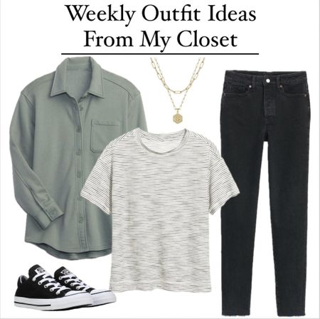 Weekly Outfit ideas from my closet. #gap #oldnavy #converse #casualoutfit #casualoutfitidea #springoutfitidea #springoutfitinspo #minimalistoutfit 

#LTKsalealert #LTKfindsunder50 #LTKstyletip