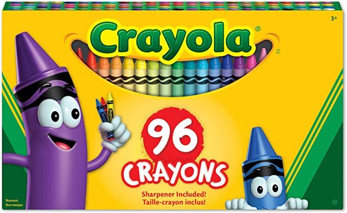 Crayola 52-0096 96 Crayons, School and Craft Supplies, Gift for Boys and Girls, Kids, Ages 3,4, 5... | Amazon (CA)