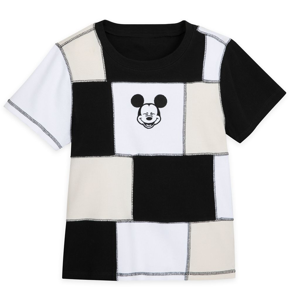Mickey Mouse Checkered T-Shirt for Adults by Her Universe | Disney Store