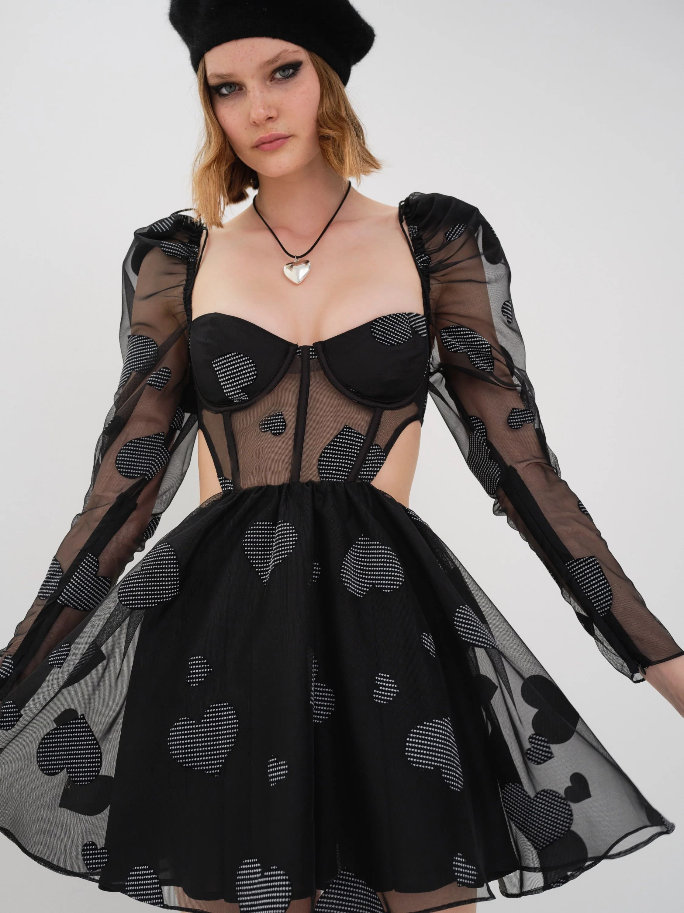 Alexandra Long Sleeve Mini Dress | For Love & Lemons