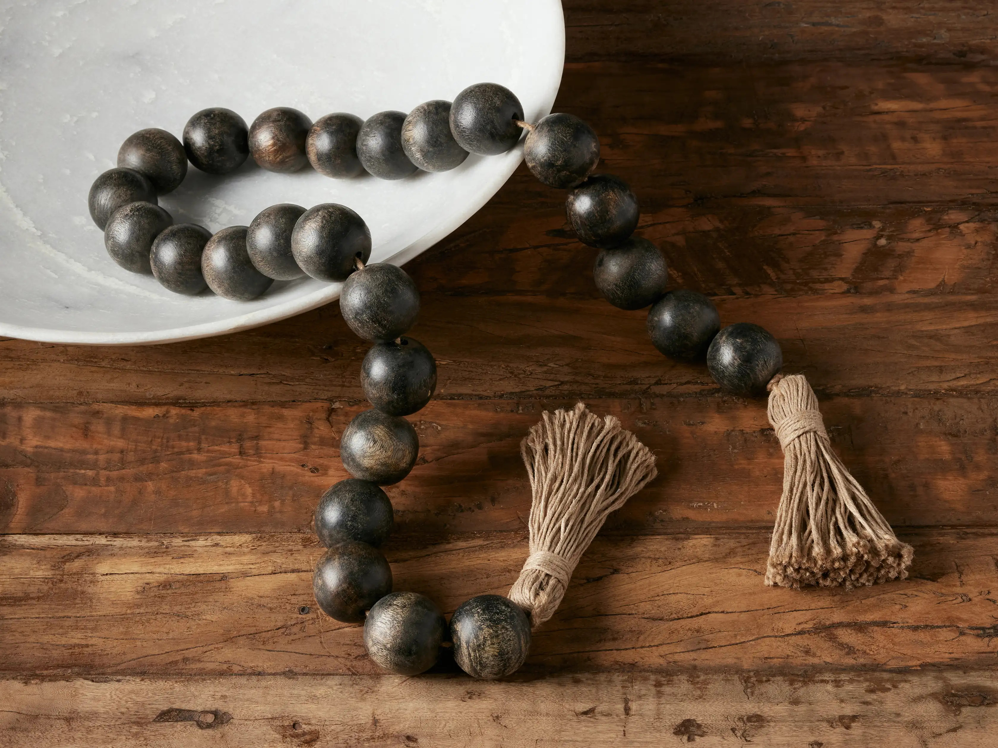 Black Beaded Strand | Arhaus