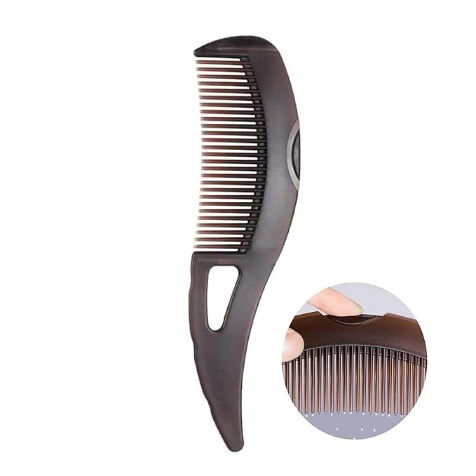 Dandruff Comb with Self-Cleaning Hollow Teeth & Massage Handle - Scalp Detox Comb for Flakes, Oil... | Amazon (US)