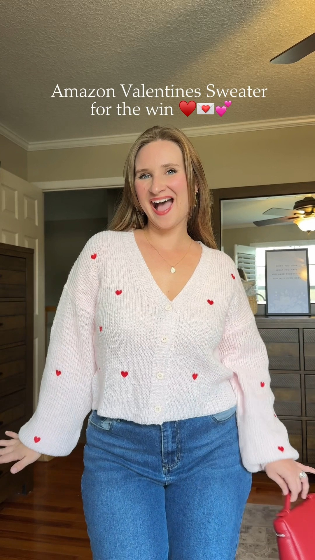 ❣️❣️❣️ 

Loving this Amazon sweater for V day!

Wearing M top and L jeans but could have done a M jean.

For sizing reference I’m about 5’2 150lbs. I’m petite and curvy and carrying extra weight at 10mo postpartum. My body is different after my 3rd baby! I’m still rediscovering myself, my body and how to dress after having 3 kids! Let’s do this together!! 🙌

*Follow for more MOM STYLE | PETITE CURVY FASHION & more

#momstyle #amazonfinds #petitestyle #petitecurvyfashion #valentinesoutfit postpartum journey, mom outfits, affordable fashion
