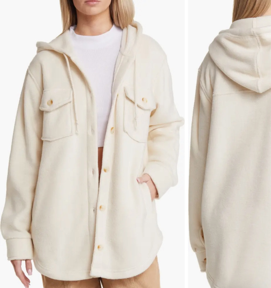 Nordstrom anniversary sale 2023 , Cream fleece jacket , cream outerwear , button up jacket #nsale 

#LTKunder100 #LTKxNSale #LTKsalealert