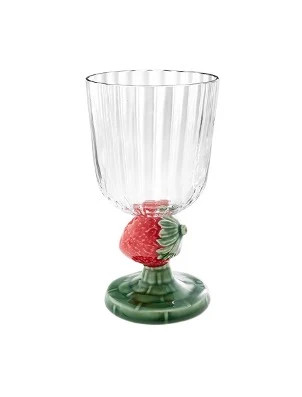 Carmen Goblet Strawberries Stem, Set of 2 | Over The Moon